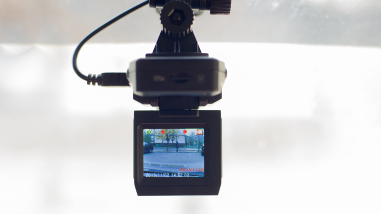 DVR recorder installed on roof